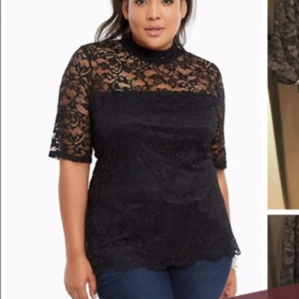 Torrid Lace turtle neck